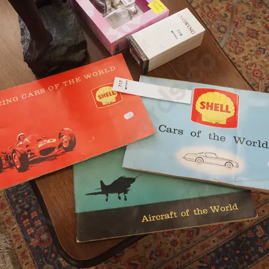 3x Shell collector card albums