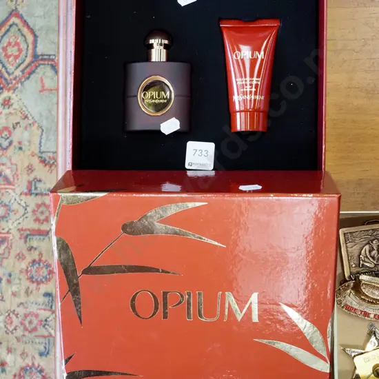 boxed as new Yves Saint Laurent Opium  set