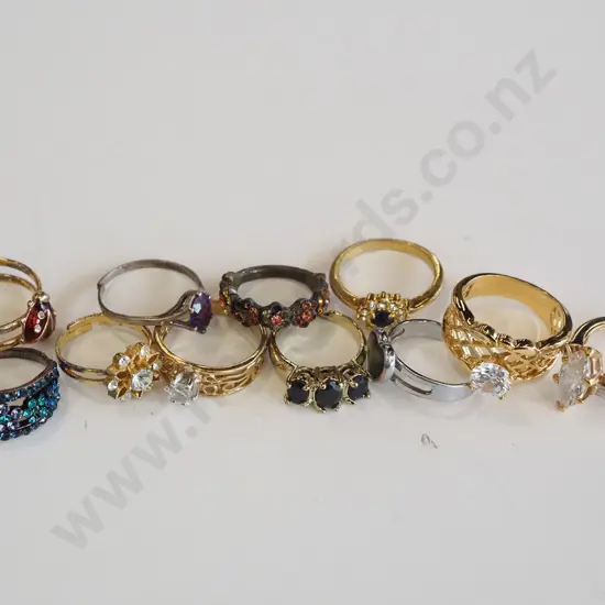 box of costume rings