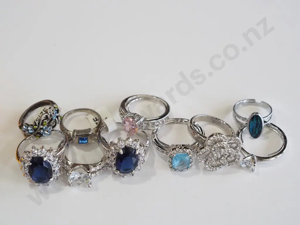 tray of costume rings Image 1++