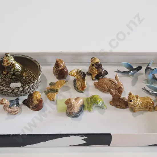 box of Wade Whimsies etc