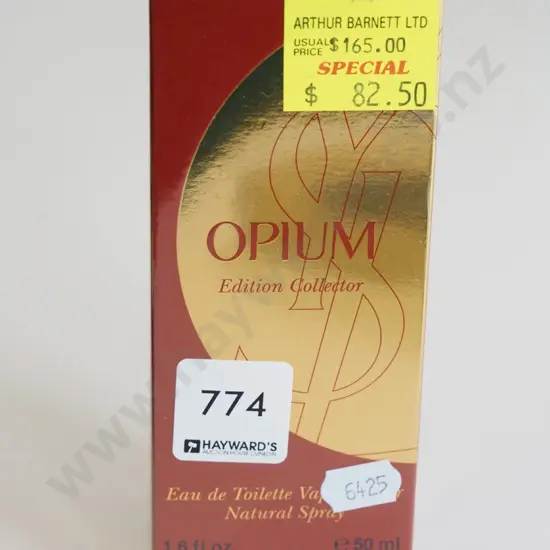 boxed as  new Yves Saint Laurent Opium eau de toilette 50ml 