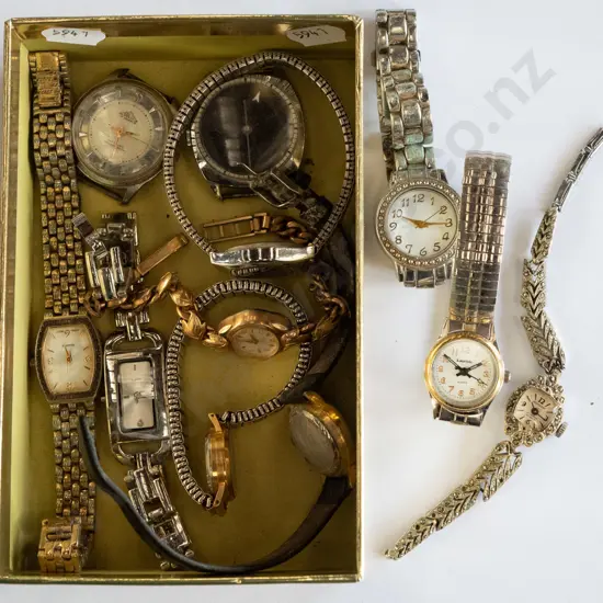 box of wristwatches