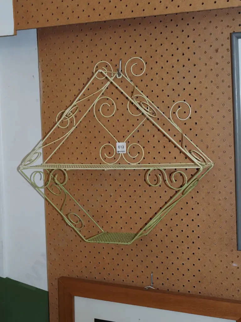 retro metal wall mounted shelves Image 1++