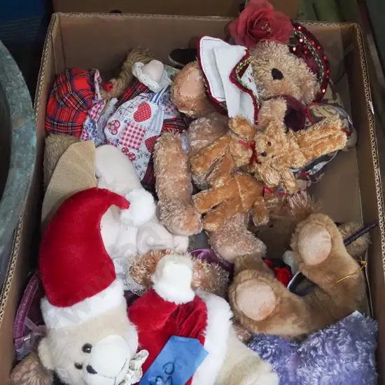 box of teddy bears