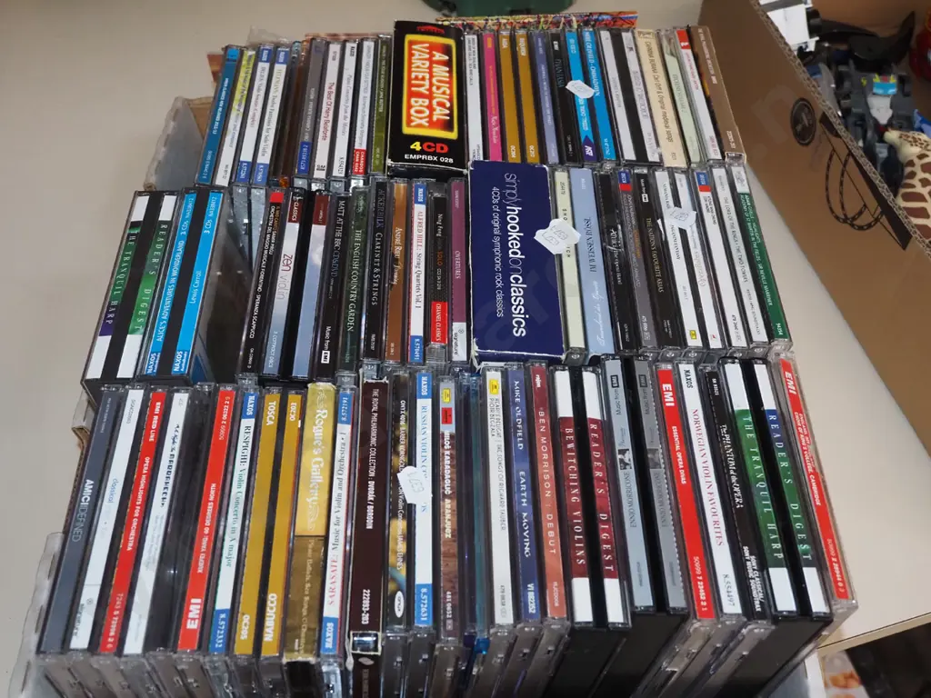 box of CDs Image 1++