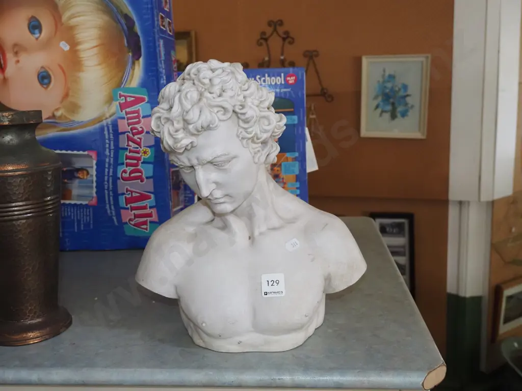 small composite classical style male bust H300 Image 1++