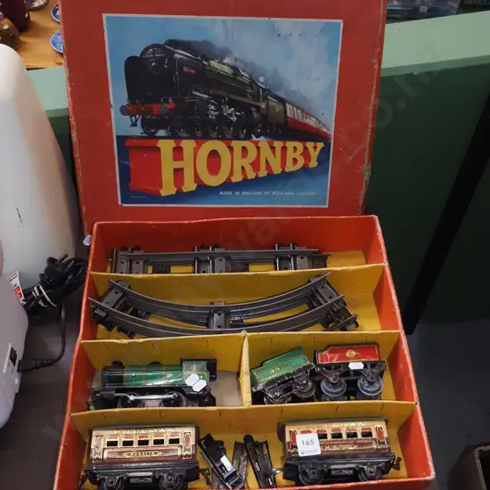 vintage Hornby boxed train set