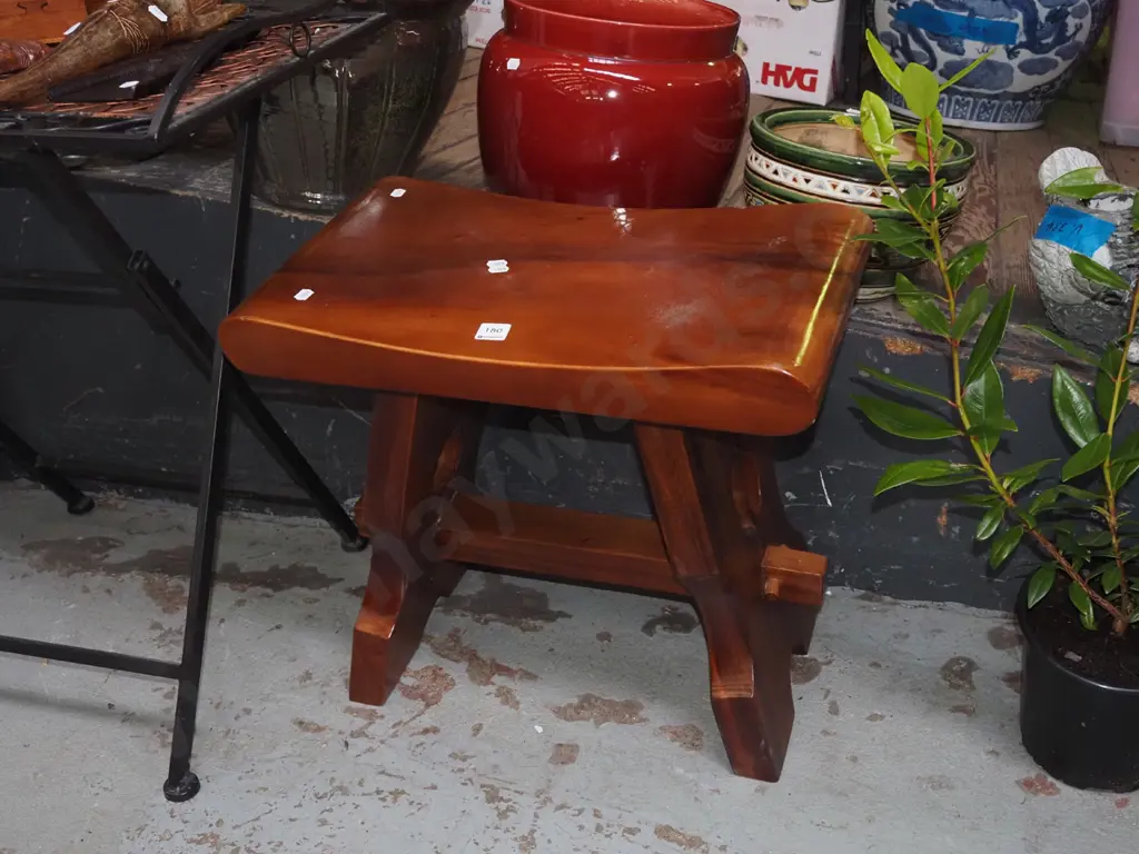 hardwood stool Image 1++