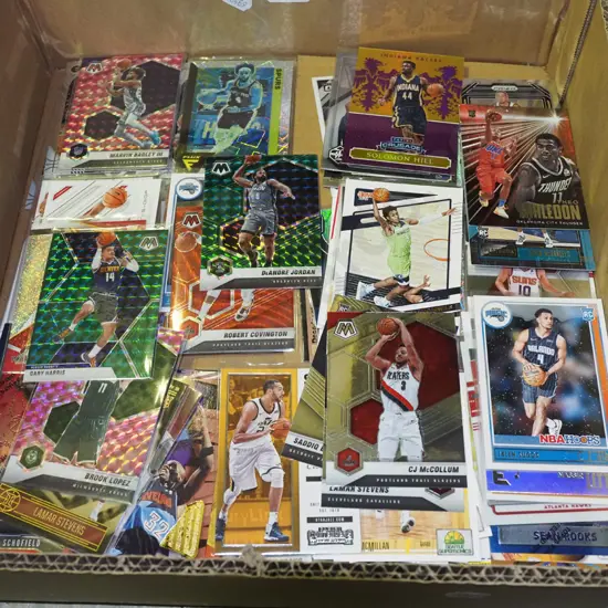 box; basketball collector cards