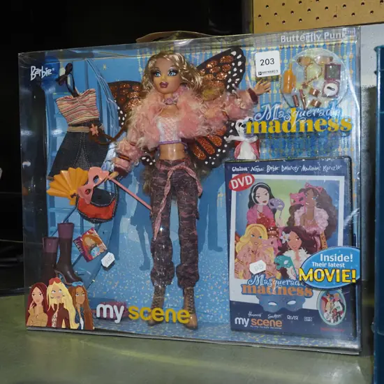 as new boxed Barbie My Scene Masquerade Madness doll