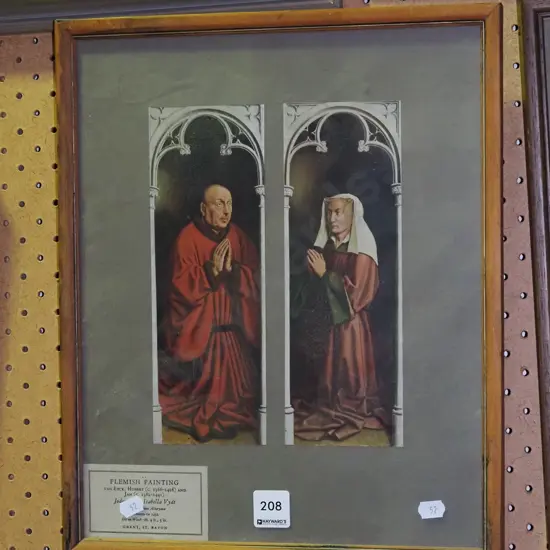 framed print - 15th century Flemish paintings