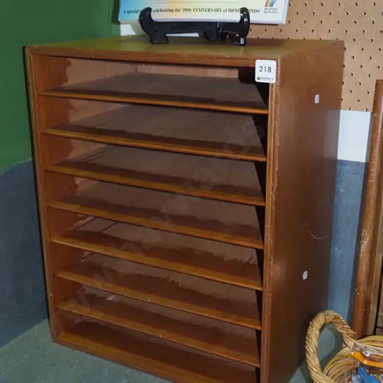 plywood stationery organiser