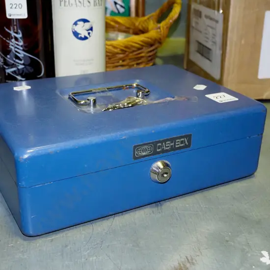 small cash box - key in office
