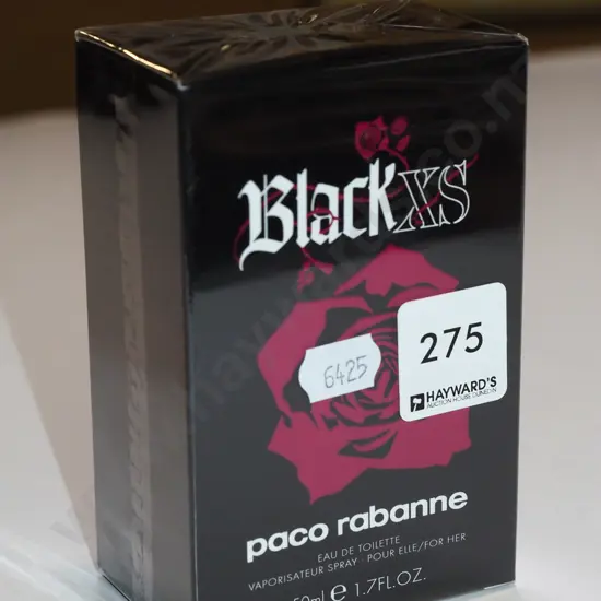 boxed as new Black XS Paco Rabanne eau de toilette 50ml