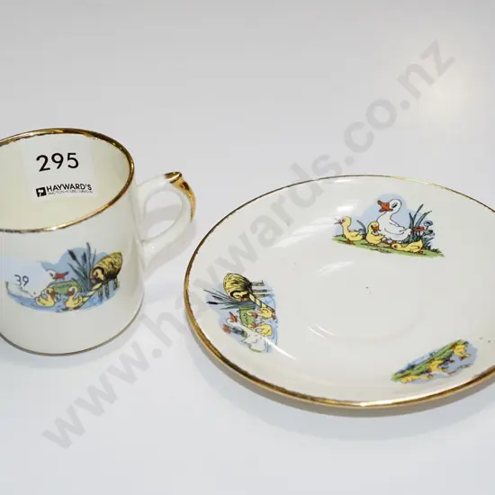 Crown Lynn childs demi tasse cup and saucer