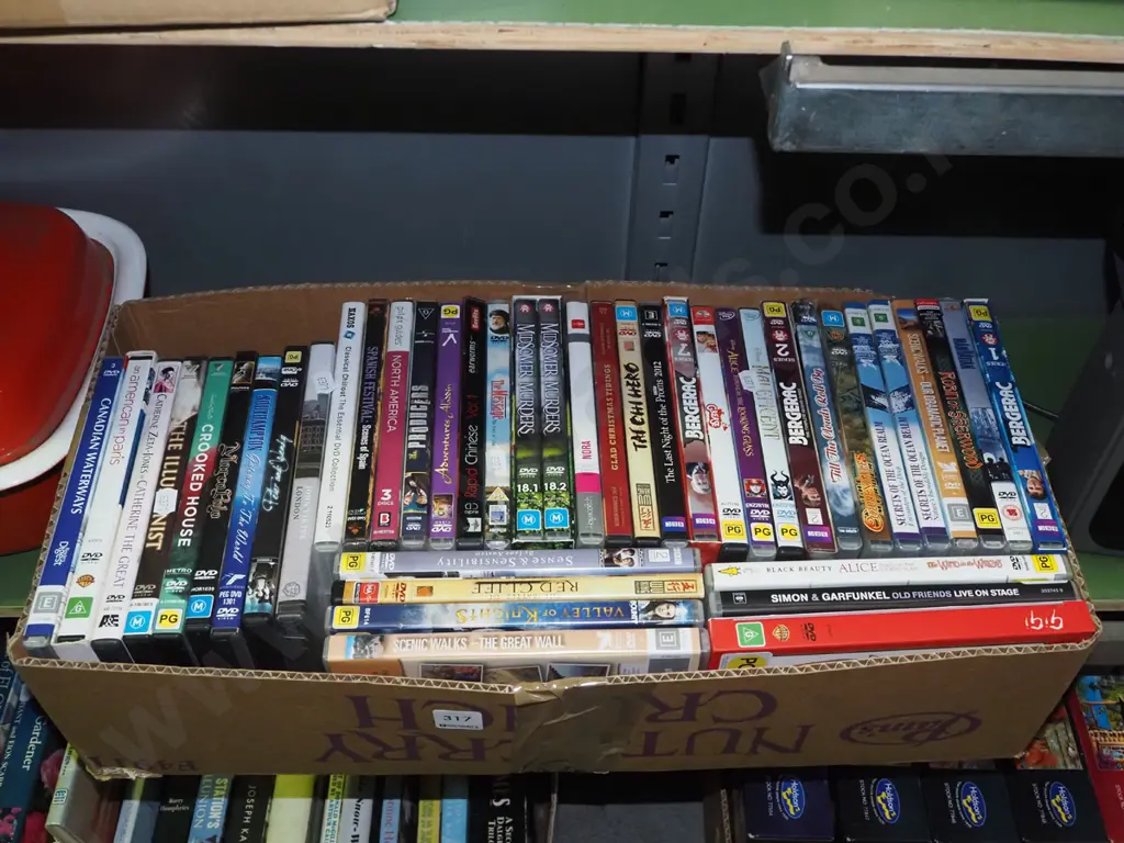 box of DVDs Image 1++
