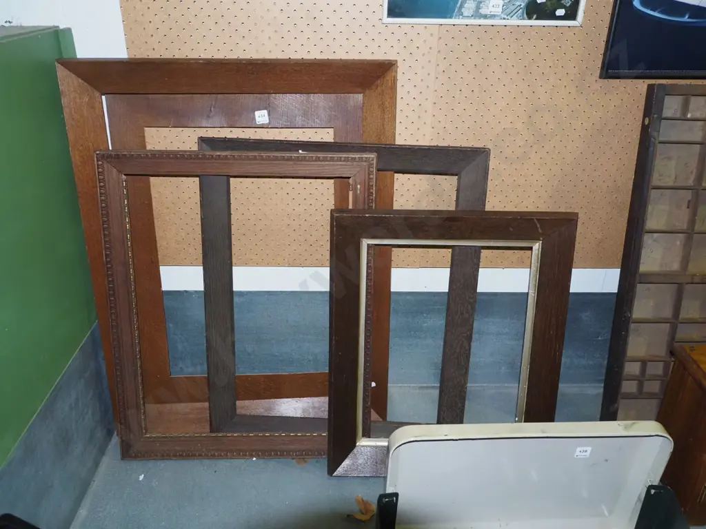 4x oak picture frames Largest H850 W640 Image 1++
