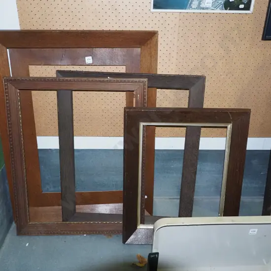4x oak picture frames Largest H850 W640