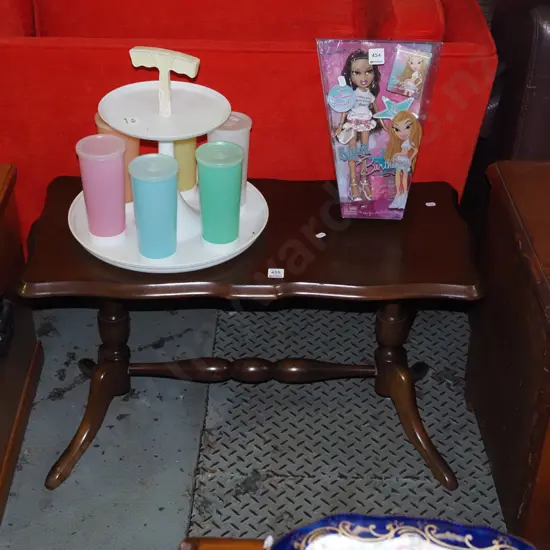 refectory based mahogany coffee table