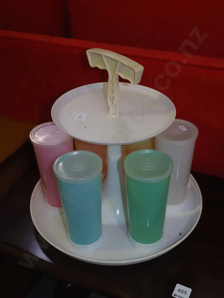 Tupperware drinks caddy with tumblers Image 1++