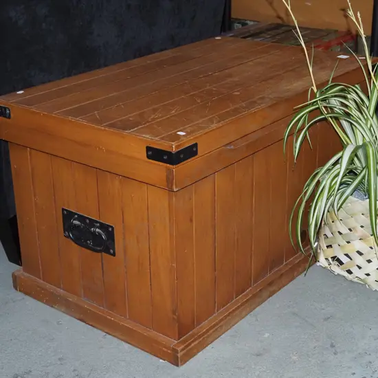 solid wood blanket box H480 W830 D510