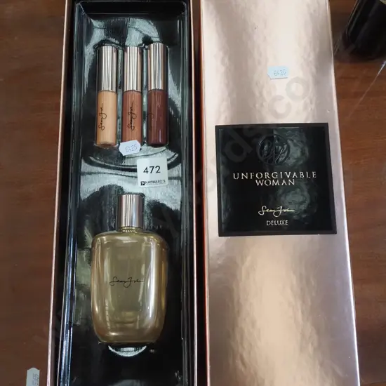 boxed as new Unforgivable Woman toiletry set