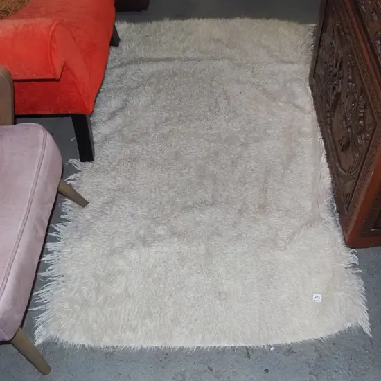 flotaki white floor mat L1600 W940