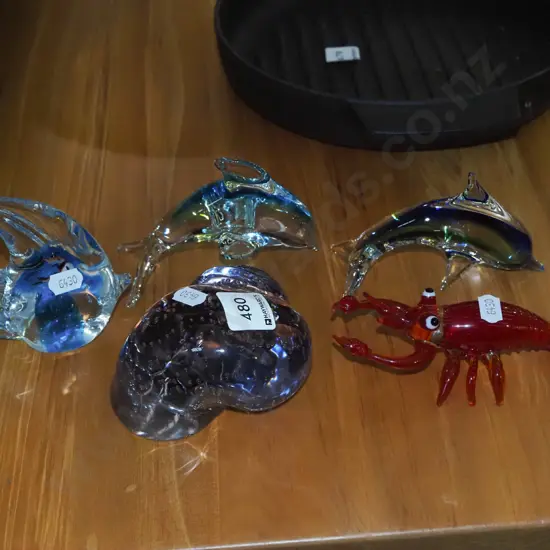 various glass ornaments Tallest H105