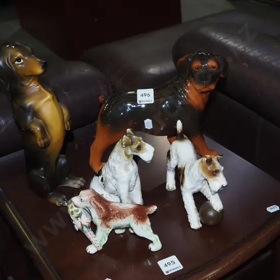 dog figurines H250
