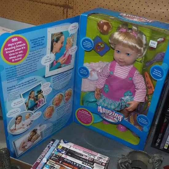 boxed as new Amazing Amanda doll