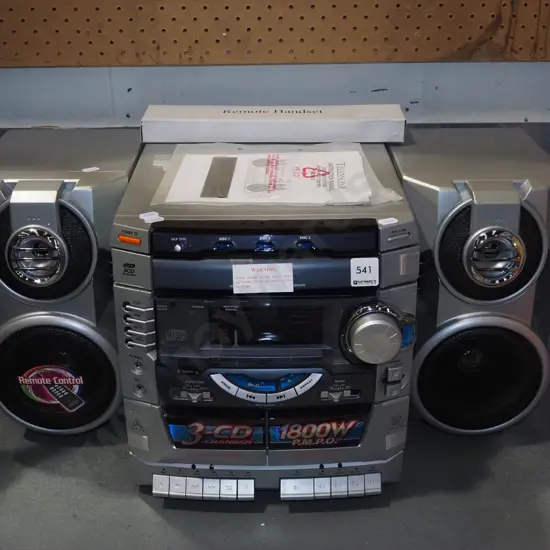 as new Transonic stereo system