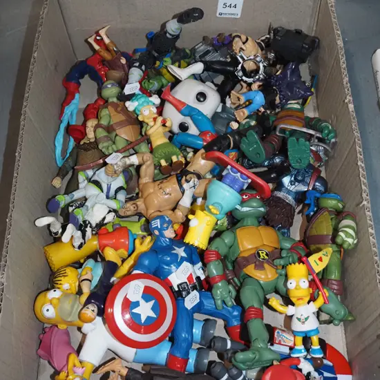 box of childrens toys