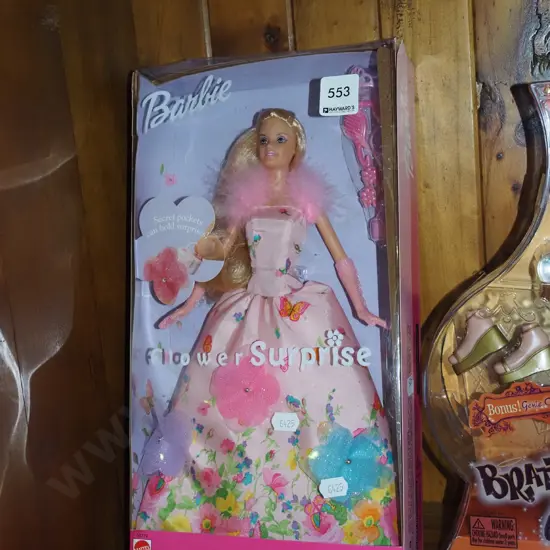 boxed  Barbie Flower Surprise - damage to box