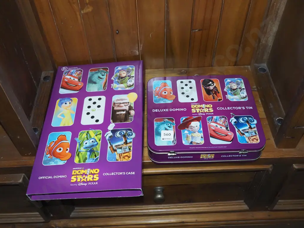 box and tin of Countdown Collectable dominoes Image 1++