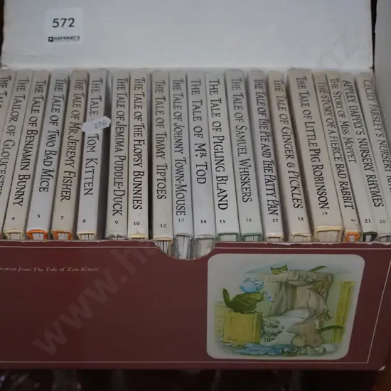 boxed set of Beatrix Potter books