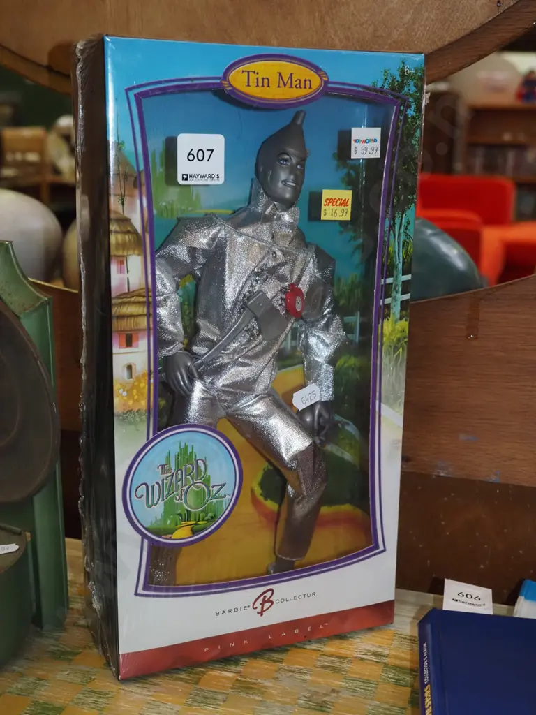 boxed as new Wizard of Oz Tin Man Barbie  Image 1++