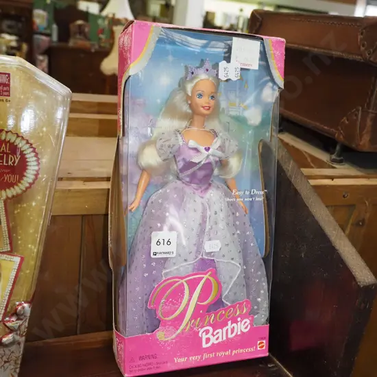boxed  Princes Barbie - damage to box