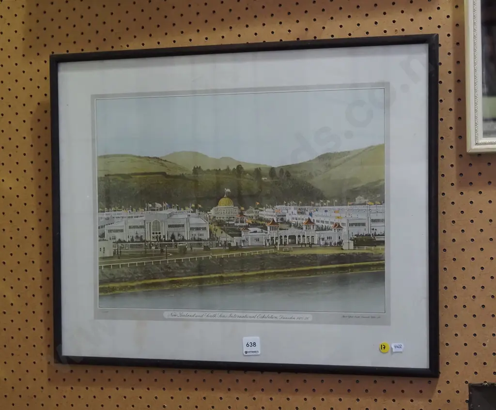 framed print - South Seas Exhibition - foxing and staining Image 1++