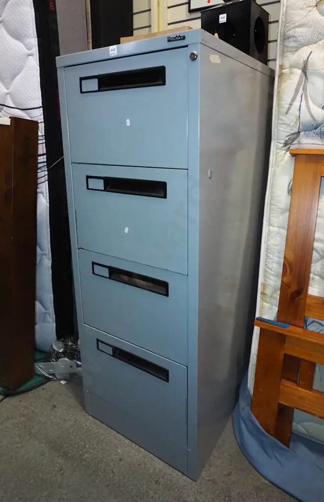 Precision 4 drawer filing cabinet Image 1++