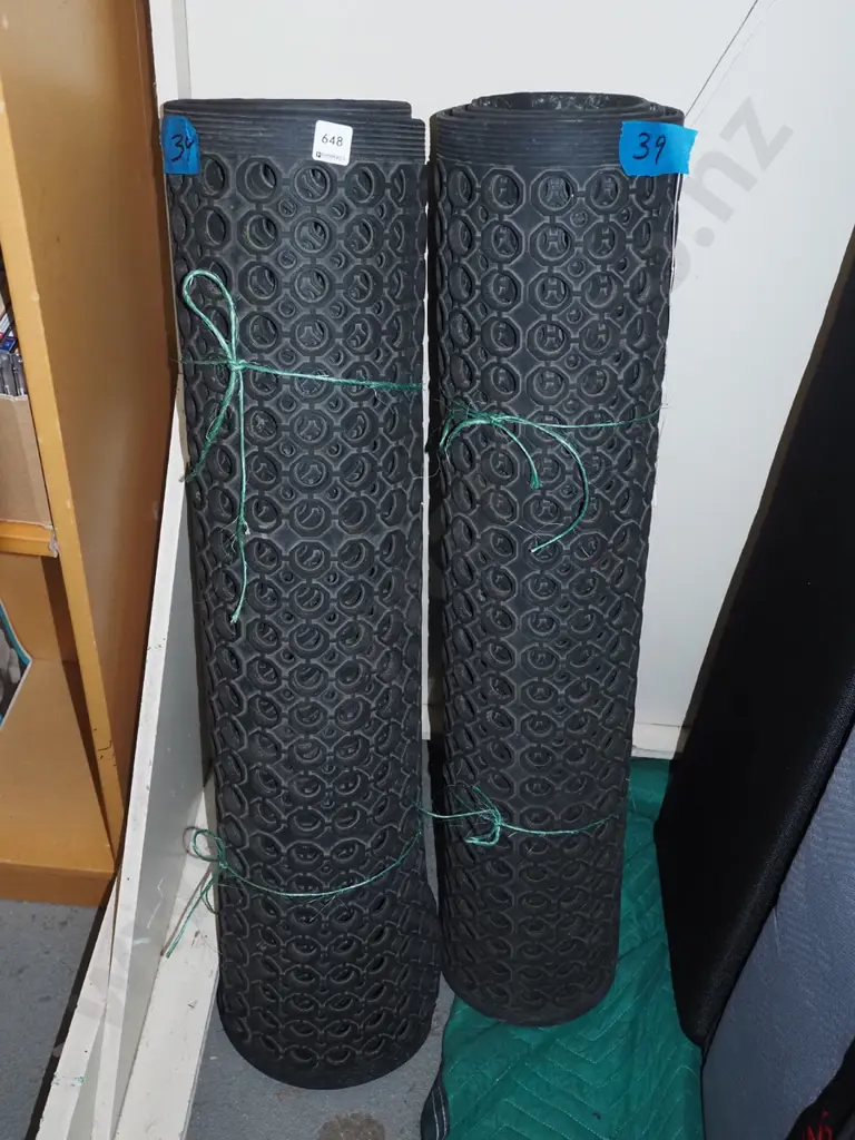 2x rolls of rubber matting for floors Image 1++