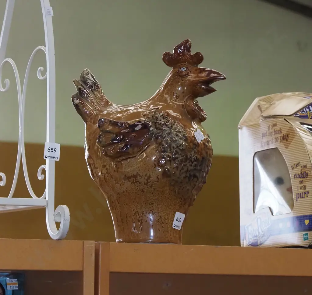 ceramic chicken H310 Image 1++