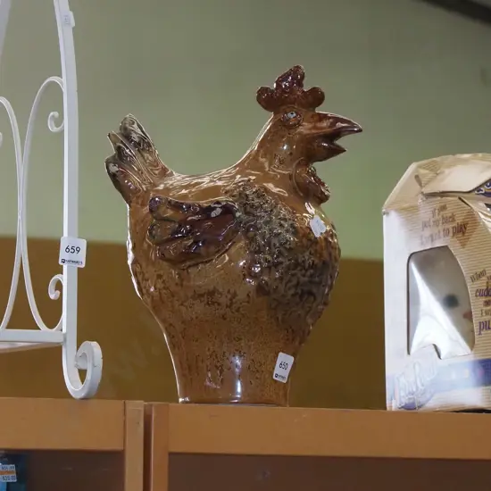 ceramic chicken H310