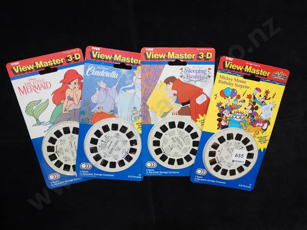 4x sets of Disney viewmaster cartridges Image 1++