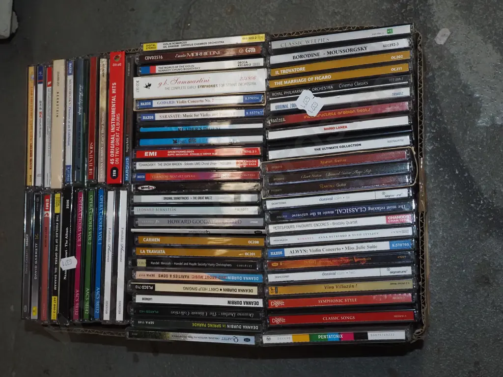 box of CDs Image 1++