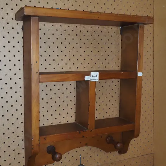 recycled rimu wall mounted shelvesH460 W380 D115