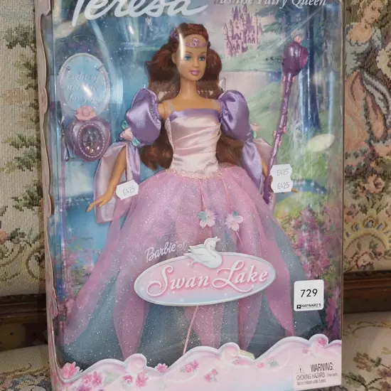 boxed as new Barbie Teresa Swan Lake