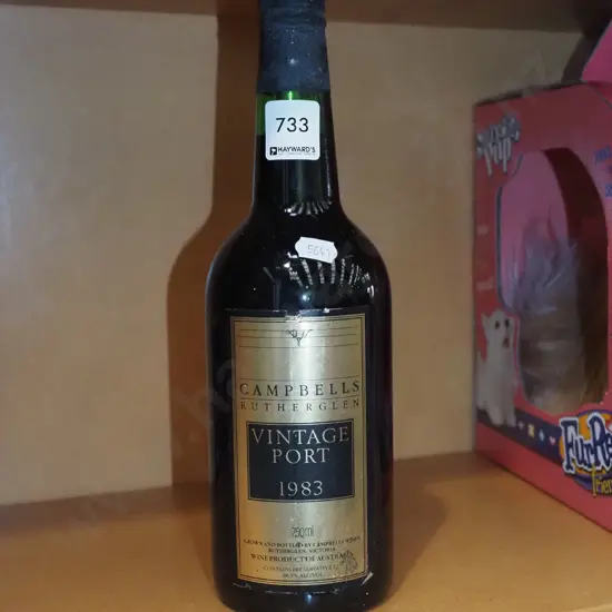750mml of Campbells vintage port 1983