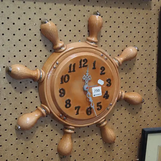 ships wheel clock