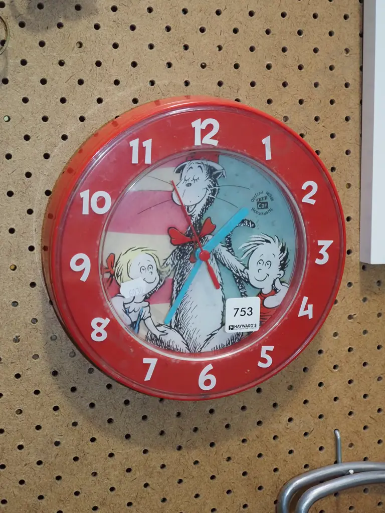cat in the hat clock Image 1++